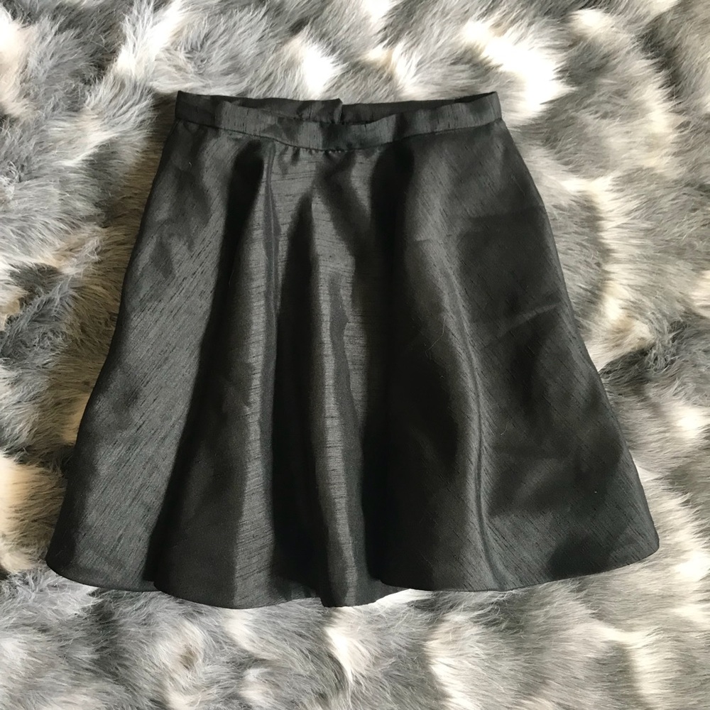 Black Flare Layered Circle Skirt